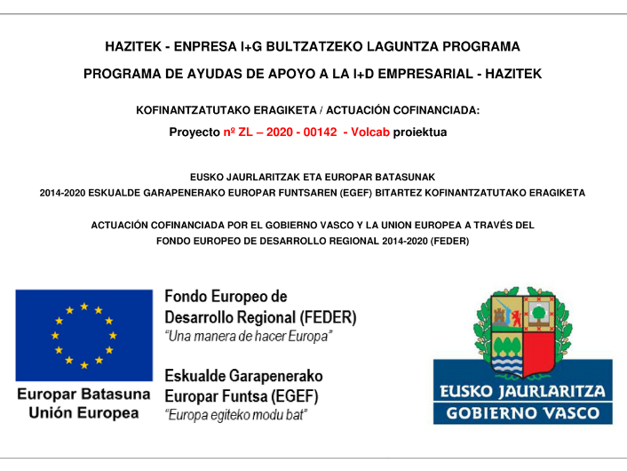 Subvencion hazitek proyecto VOLCAB